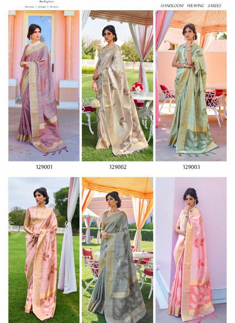 Rajtex Korin Soft Handoom Weaving Silk Designer Wedding and Partywear Sarees Collections