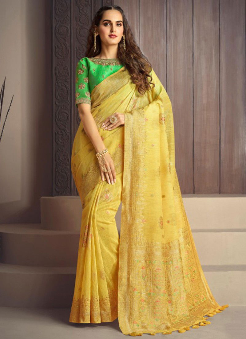 Bunai Vol 3 Wholsale Printed Weaving Sarees Catalog