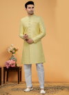 Yellow Colour Outluk Vol 111 Wholesale Mens Indo western Catalog 111002