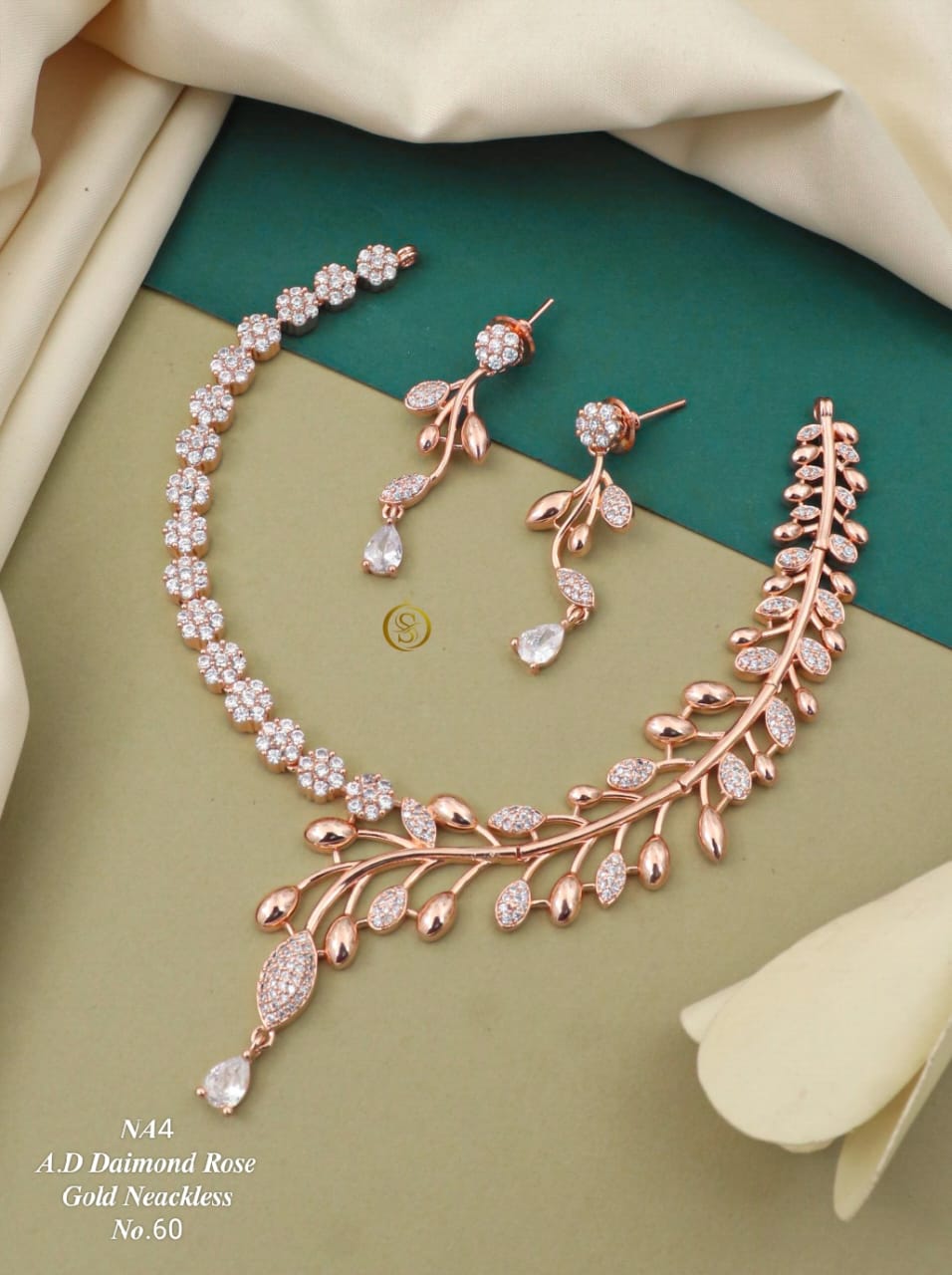 Closed Setting Diamond Necklaces - Jewellery Designs