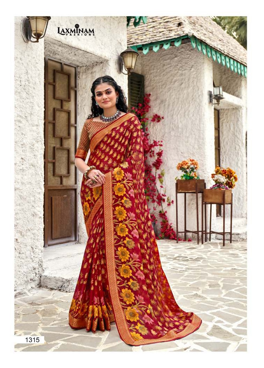 brasso saree design | BS016 | Admiring Price Rewards - AB & Abi Fashions