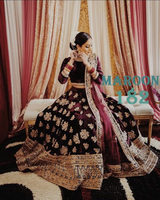 Peach Color Designer Lehenga Choli With Designer Dupatta :: ANOKHI FASHION