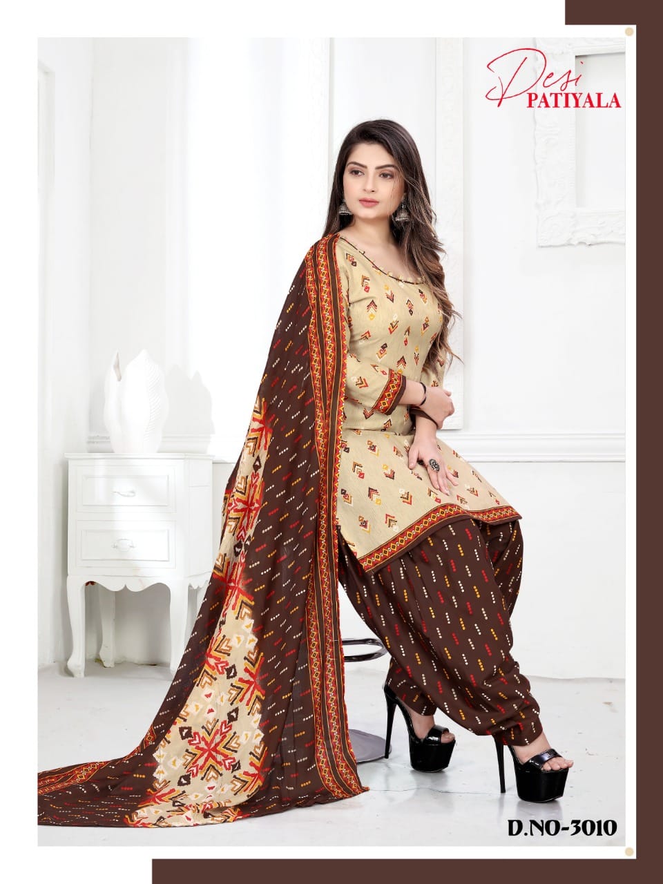 Pranjul Pure Cotton Fully Stitched Printed Patiala Salwar Suit Set For  Women | Stylish & Trendy Straight Patiyala Suit Set-(Orange, 1163_M) :  Amazon.in: Fashion