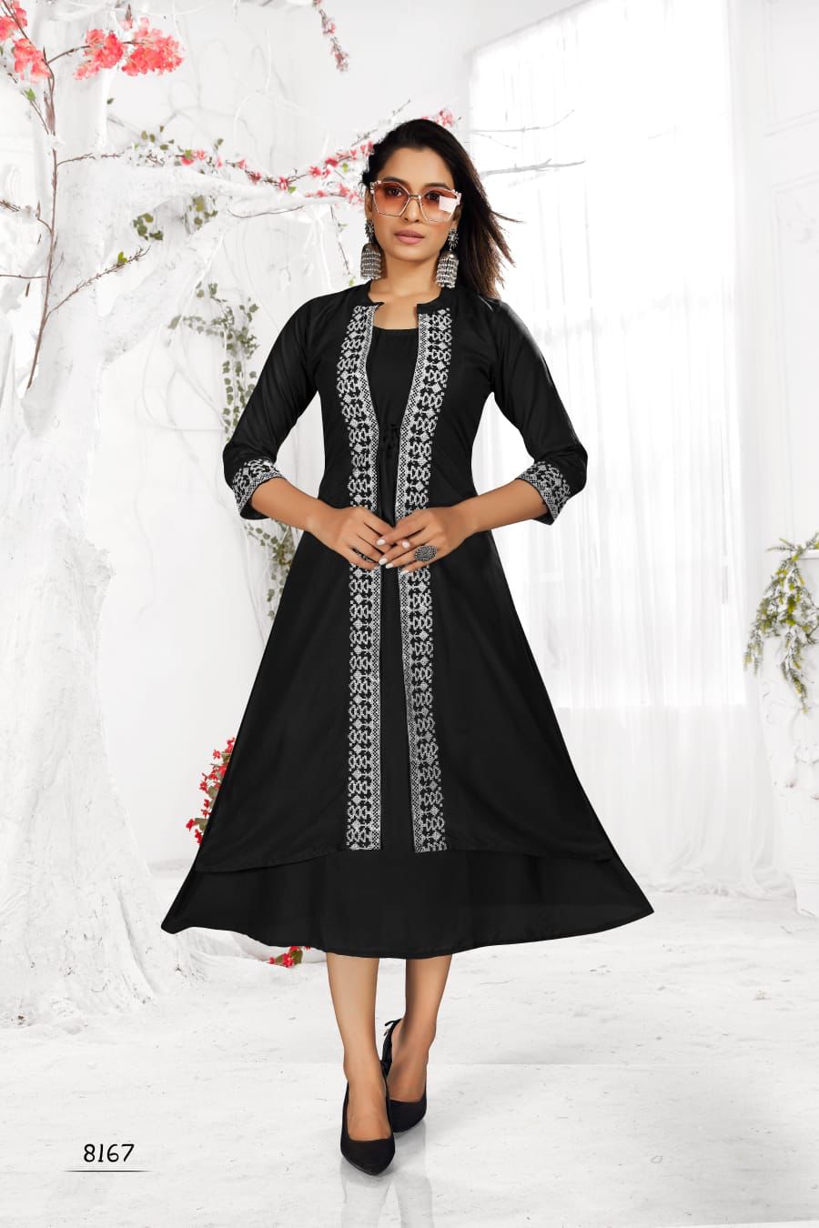 Classy Embroidered Party Wear Kurti