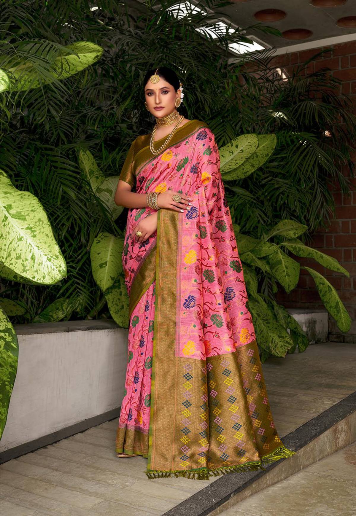 Best place to Shop Pure katan silk banarasi handloom saree - JDS