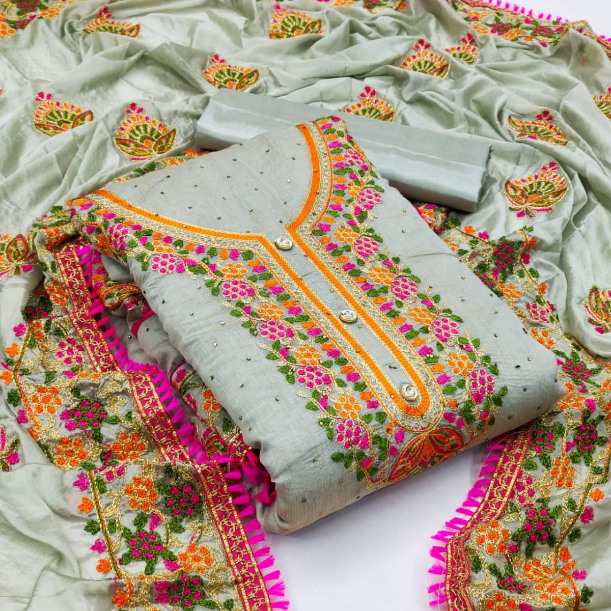 Rs 1199/- only free ship💞💞 *KCA's Sharara Kurti Set* *Beautiful pure  cotton chikan work stiched top with sequence work Motif… | Sharara, Kurti,  One shoulder dress