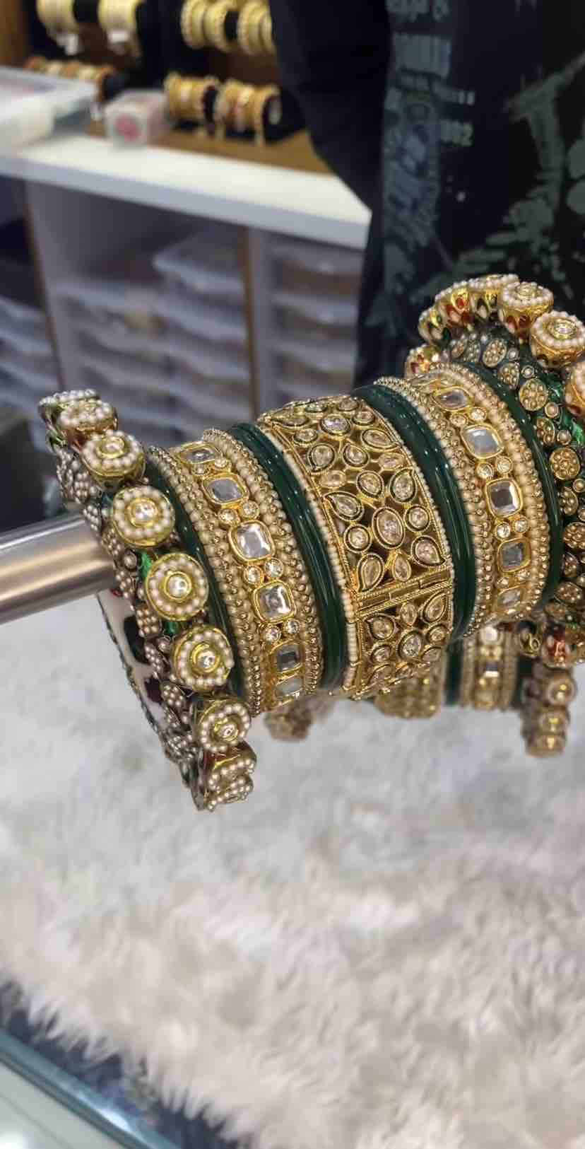 Rajwadi Set Accessories Bridal Bangles Catalog - The Ethnic World
