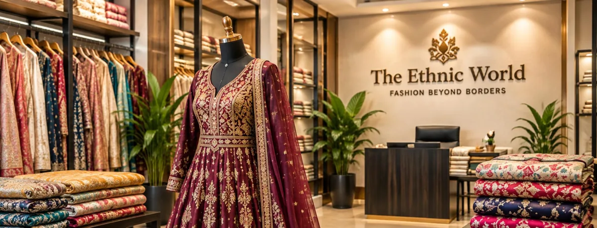 The Ethnic World wholesale ethnic wear business in Surat