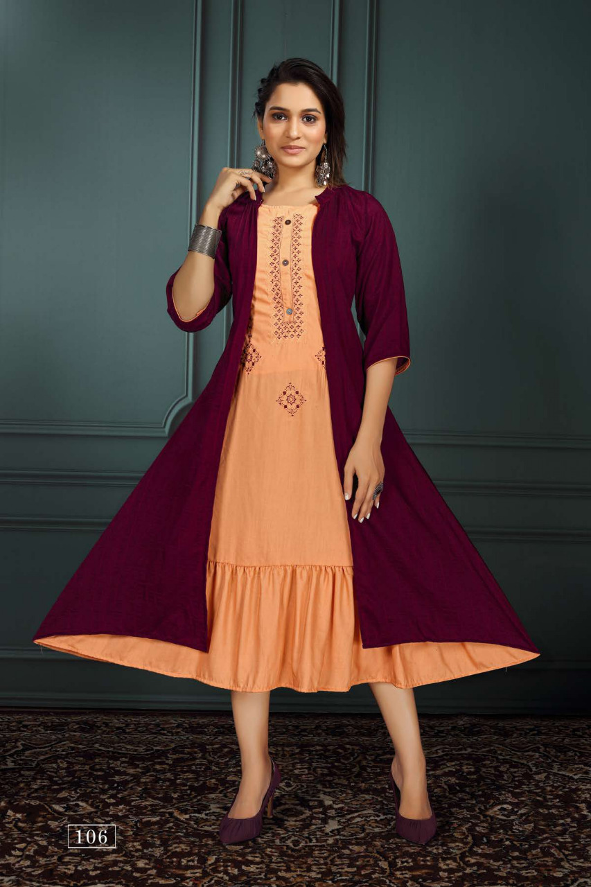 Buy Saadgi Pink Embroidered A Line Kurta for Women's Online @ Tata CLiQ
