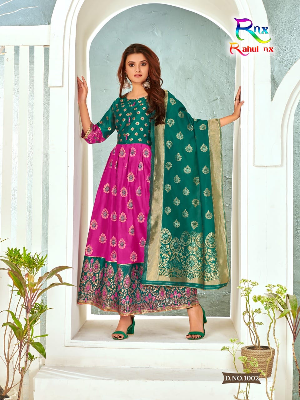 Tapeta Silk Anarkali Kurti at Rs 550 | Gown Shape Kurti in Surat | ID:  23323868333