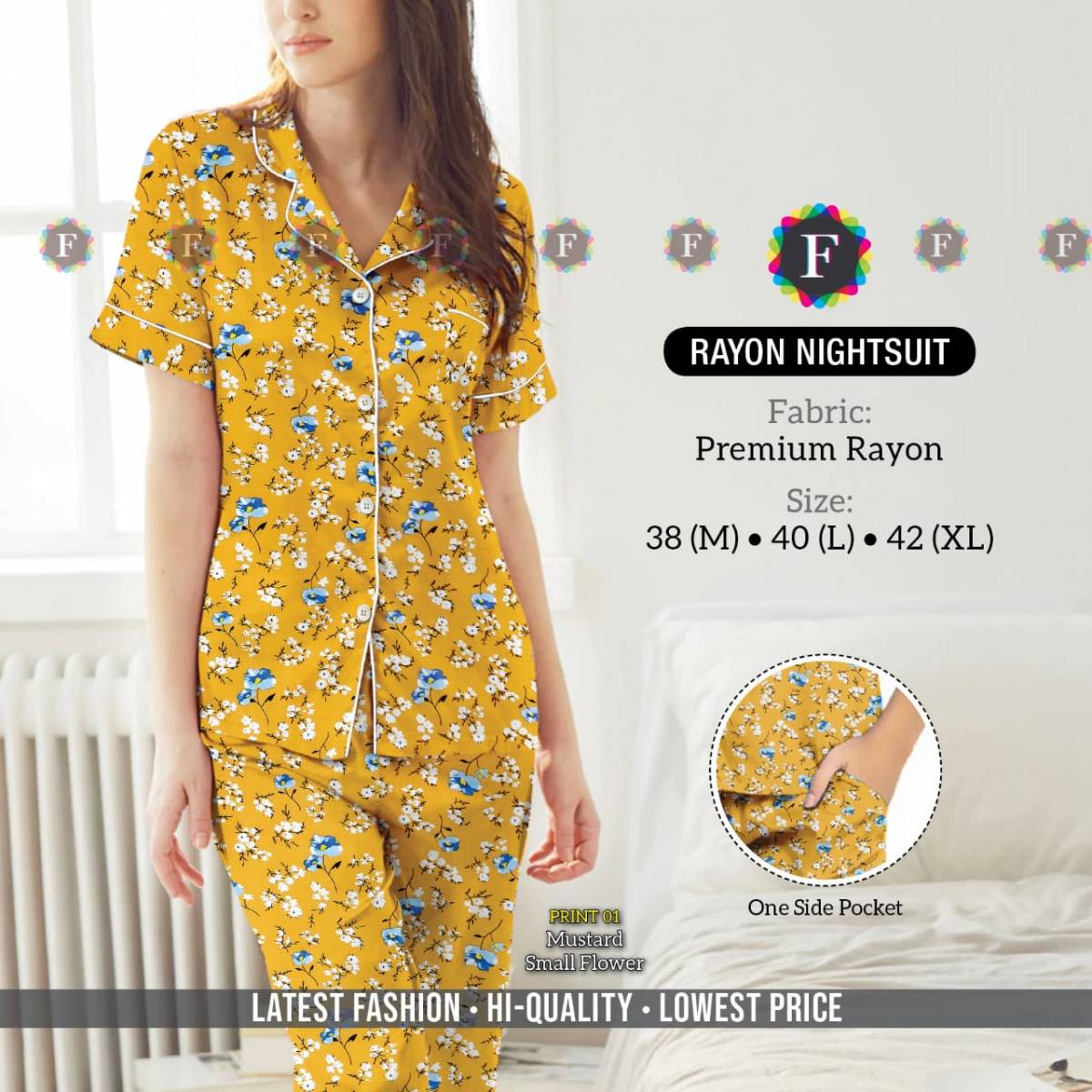 Buy Our Latest Spring Time Night Suit Set | 100% Cotton | Label Kuhoo