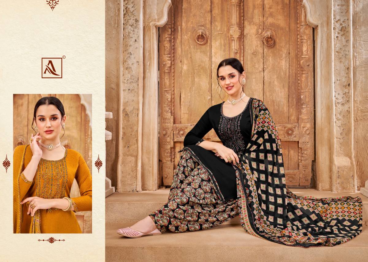 Patidar Mills Ladies Printed Cotton Dress Material at Rs 390/set in Surat
