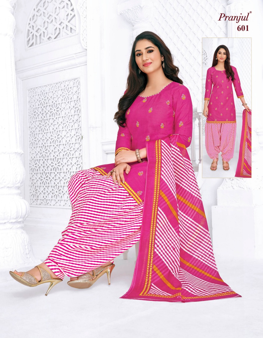 Pranjul Priyanshi Vol 27 Pure Cotton dress material