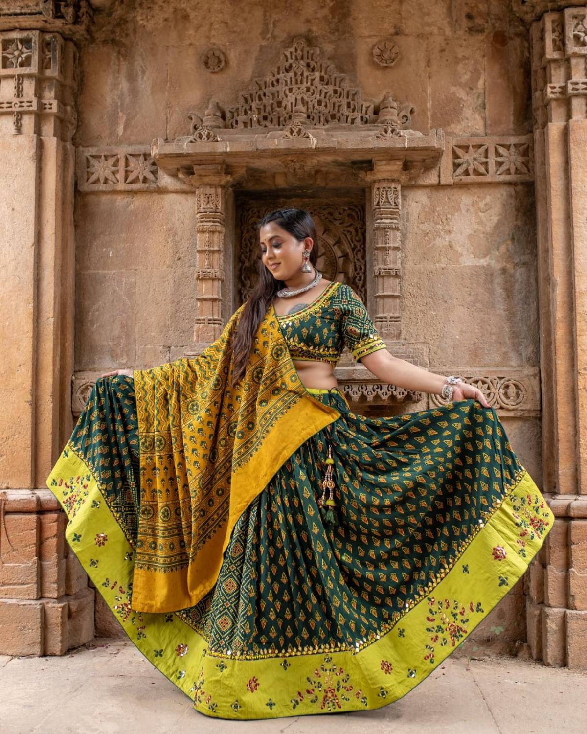 Cotton Printed Lehenga Choli LD3880571