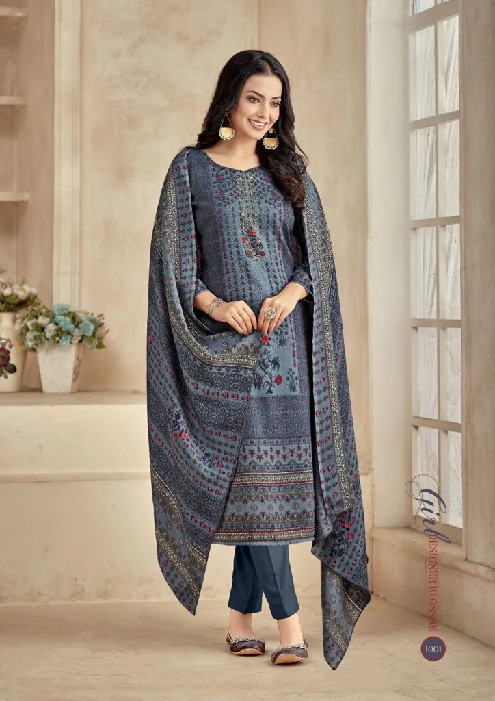 Alok Sayuri Catalog Pure Pashmina Dress Materials Wholesale in india