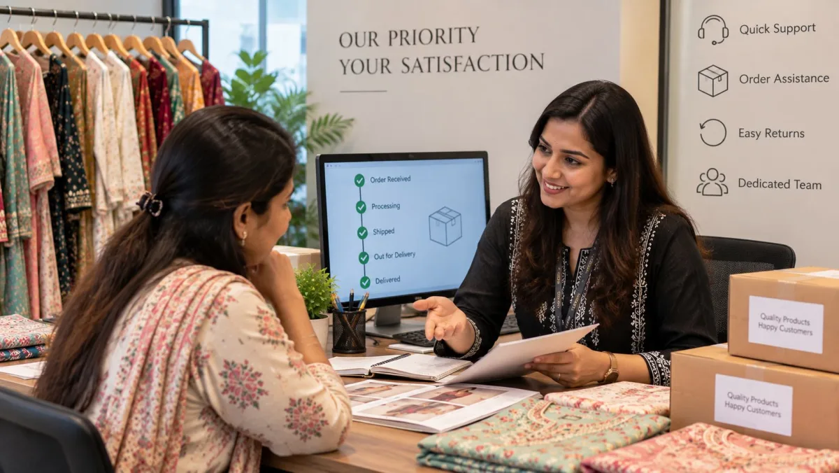 The Ethnic World customer support and order assistance