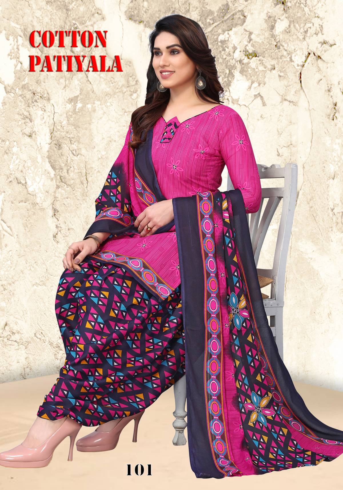 Madhav Batik Patiyala Vol 2 Fancy Cotton Dress Material Catalog Wholesaler