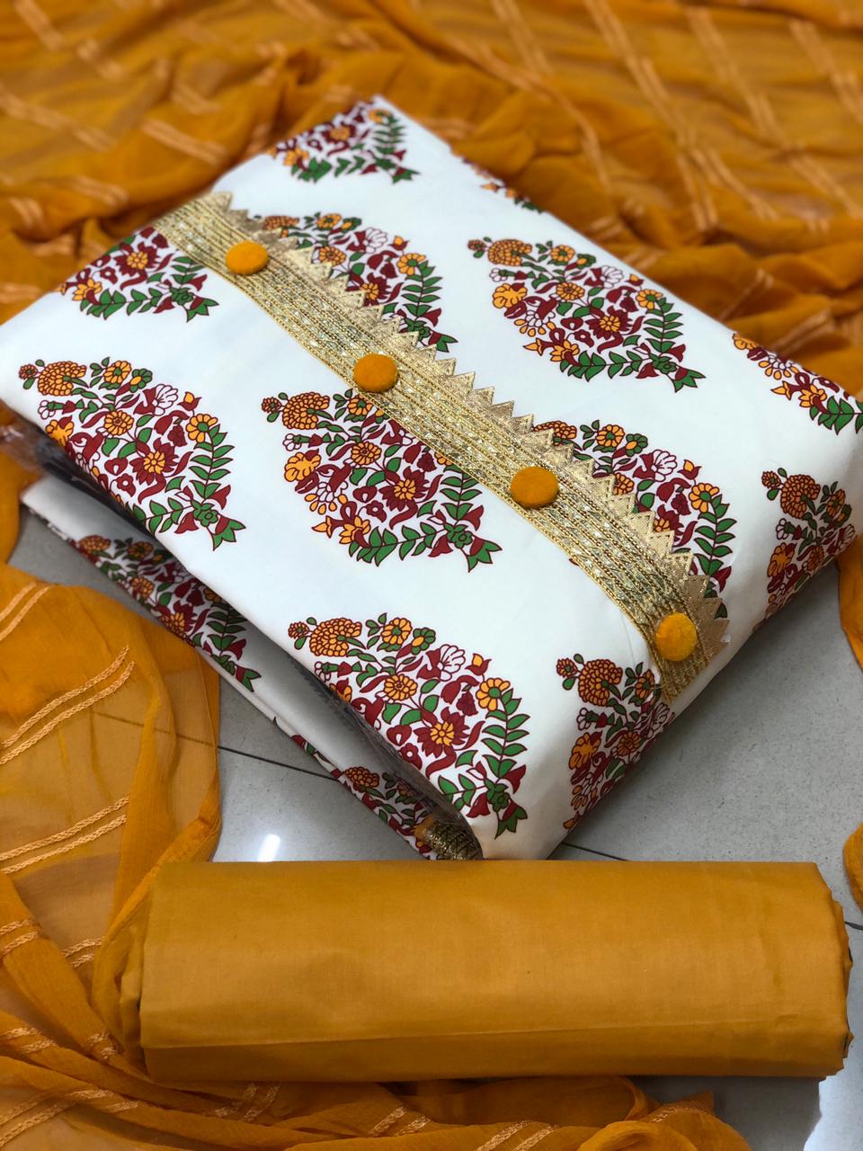 Jaipuri cotton dress material WHOLESALE ￼ - YouTube