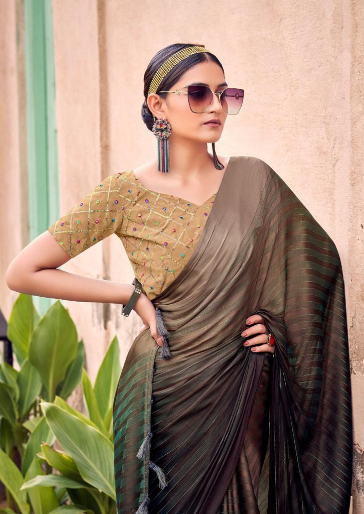 new stylish sequence and lace work designer saree - Shop Lance – ShopLance