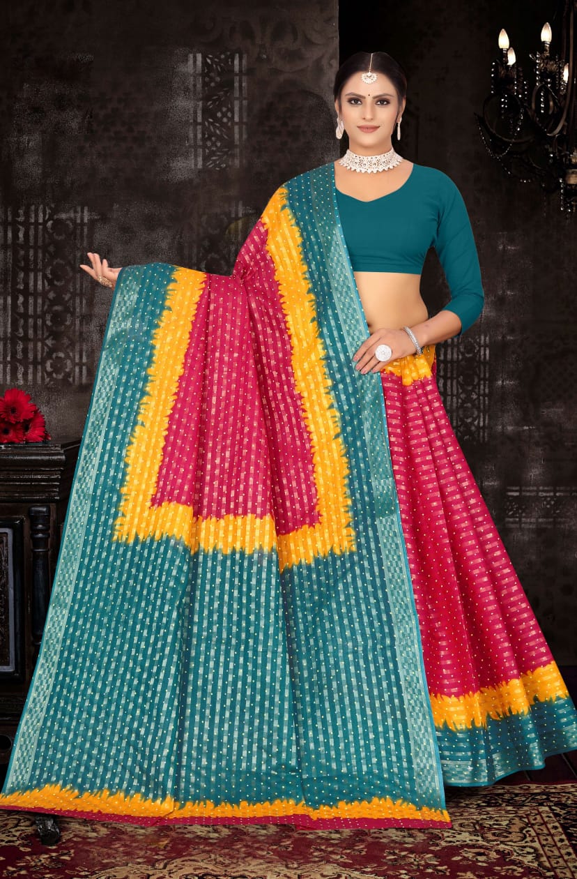 984741178veer zaara 1 ethnic wear bandhani printed wholesale designer sarees1%20(6)