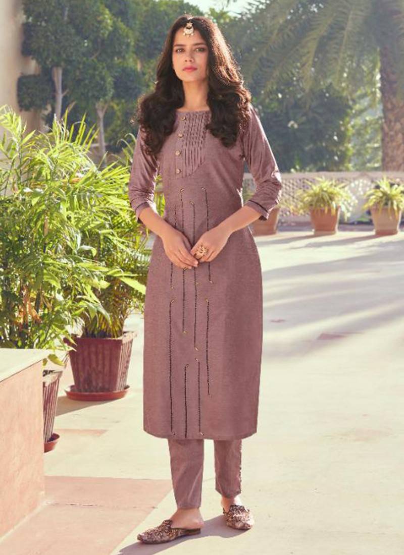 Brown Colour Selesta New Latest Fancy Ethnic Wear Kurti With Dupatta  Collection 1003  The Ethnic World