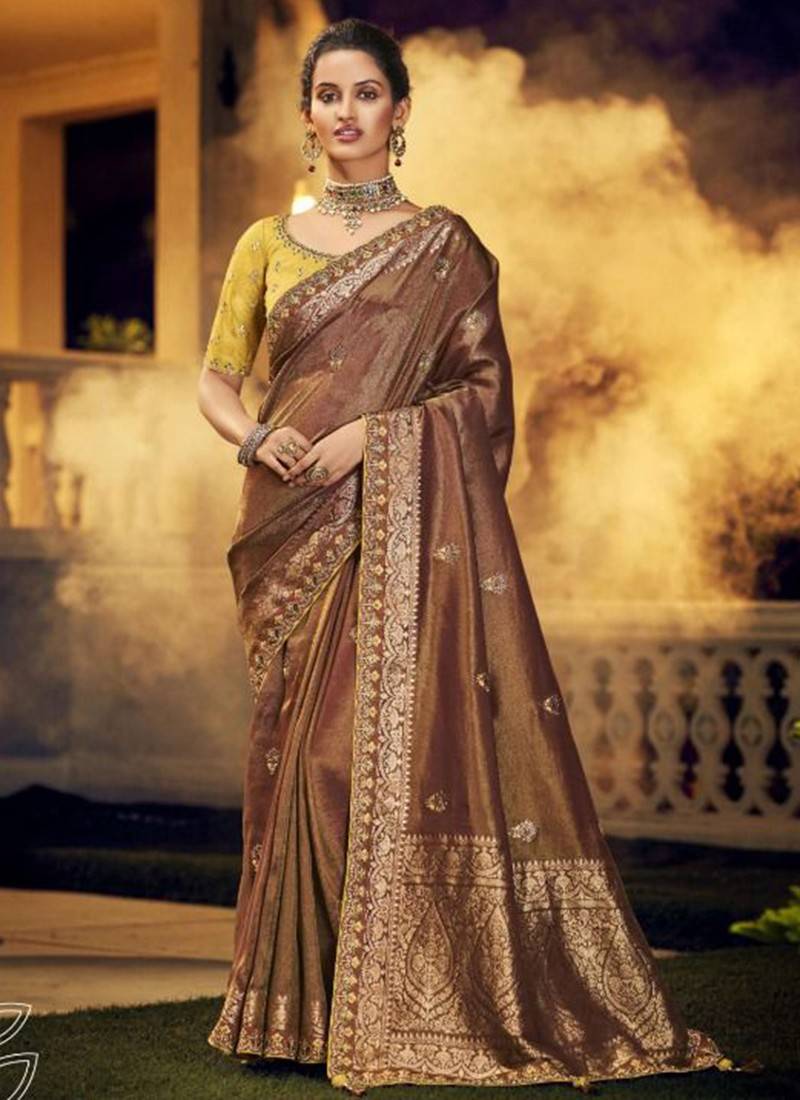 Semi Tussar Silk Saree (adi80744)