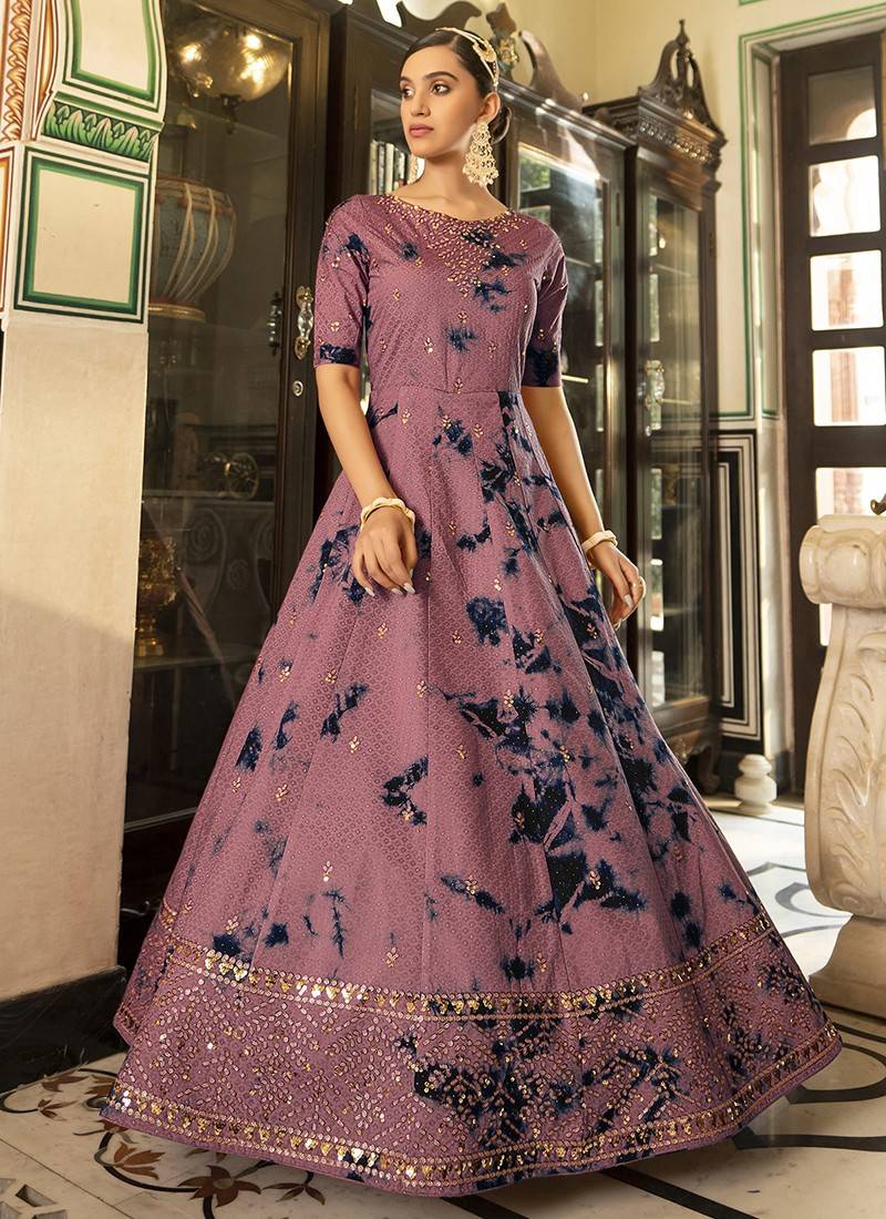 Rayon Printed Fancy Stylish Gown at Rs 1314 | Printed Gown | ID: 26133074312