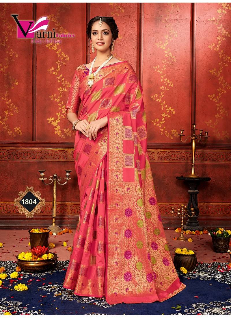 Manyavar Patola Silk4 Soft Silk Saree Catalog - The Ethnic World