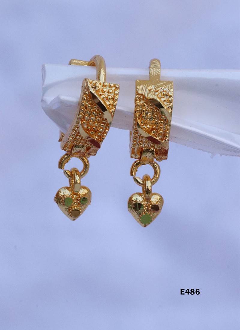 Geometric Chic Gold Earrings