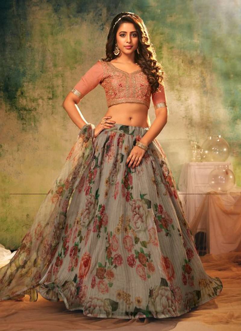 Wedding looks | This wedding season, try light and breathable printed  lehengas to make a statement