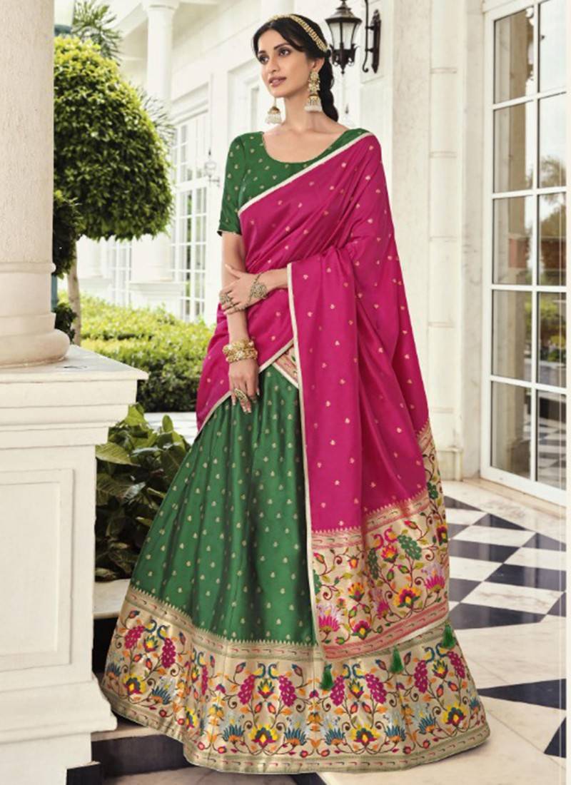 New Arrival Kanjiveram Silk Zari lehenga choli