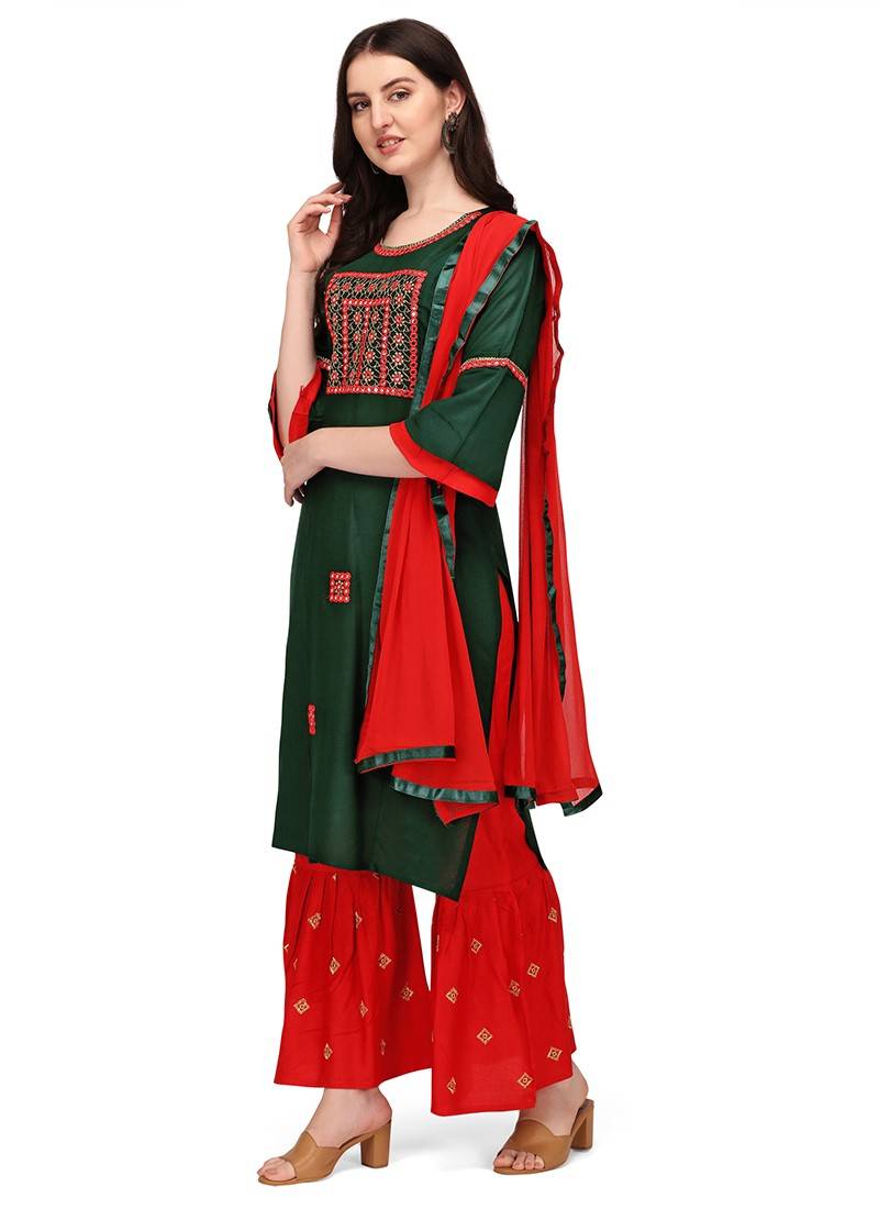 Buy KREATAGHNA COLLECTION Women's Georgette Salwar Suit Dress Material  (Black) Online at Best Prices in India - JioMart.