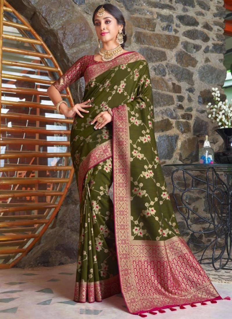 Uppada Pattu sarees | uppada silk saree with kaddy border saree design  online from weavers | UPDP0010817