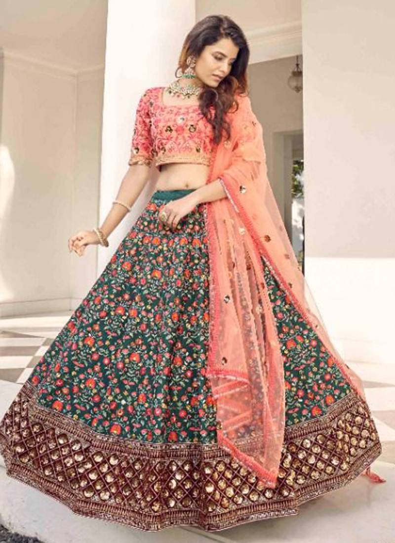 Pista Designer lehenga choli for women party wear Bollywood lengha  sari,Indian wedding we… | Designer lehenga choli, Indian bridesmaid dresses,  Lehenga choli latest