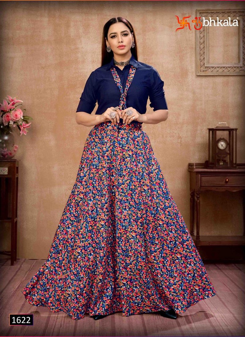 GOPIKA RAYON WITH FANCY EMBROIDERY TOP WITH SKIRT Stunning catalog Rehmat  Boutique