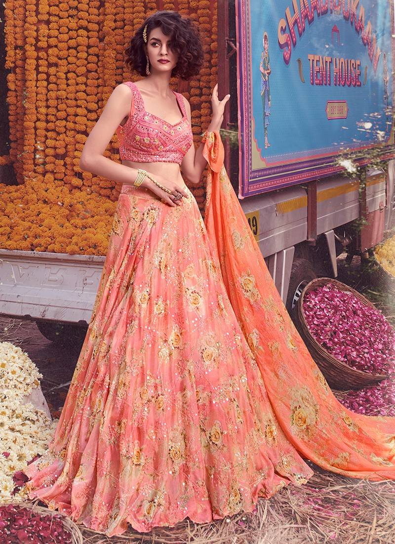 Buy Pink Wedding Lengha Stylish Designer Lehenga Choli Indian Pakistani  Wedding Bridesmaids Dress Ghagra Choli Chaniya Choli Bridal Lehenga Online  in India - Et… | Lehenga choli wedding, Party wear lehenga, Bridal lehenga
