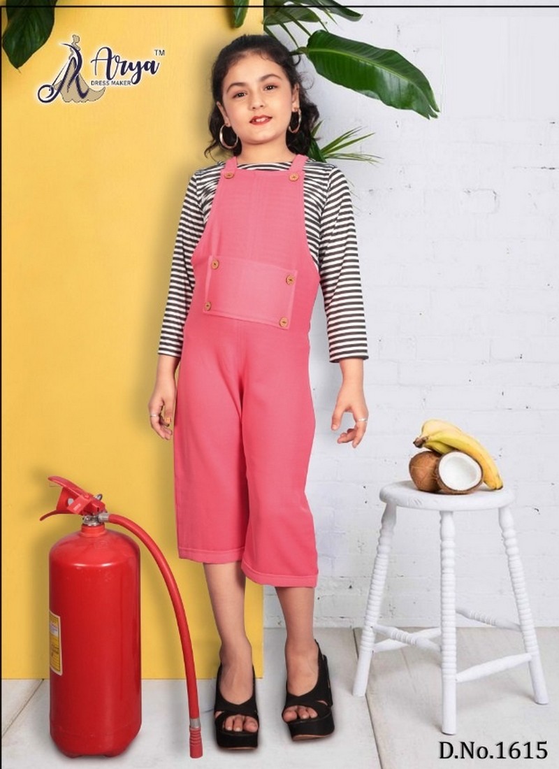 Buy S.M MUNIF DRESSES Trendy Dungaree for Girls Printed Cotton Blend |  Western and Traditional Jumpsuit for Girls Kids Dresses | Designer Floral  Printed Jumpsuit with Top Online In India At Discounted Prices