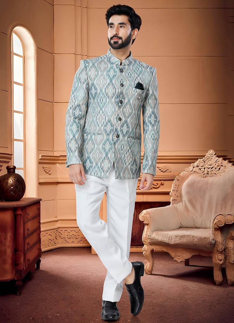 2 Piece Jodhpuri Suit, Green Jacquard Jodhpuri Suits, Jodhpuri Dress Men,  Men Wedding Dresses, Jacqaurd Embroidery Suit, Indian Wedding Wear - Etsy  India