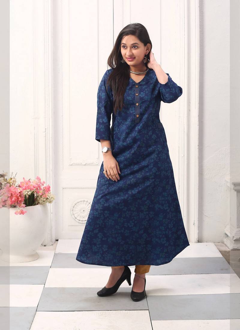 Indian Cotton Stylish Long Dress for Women Ethnic Clothing Women Kurti  Ethnic Indian Kurta at Rs 895/piece | लम्बे कपड़े in Mumbai | ID:  2851073886673