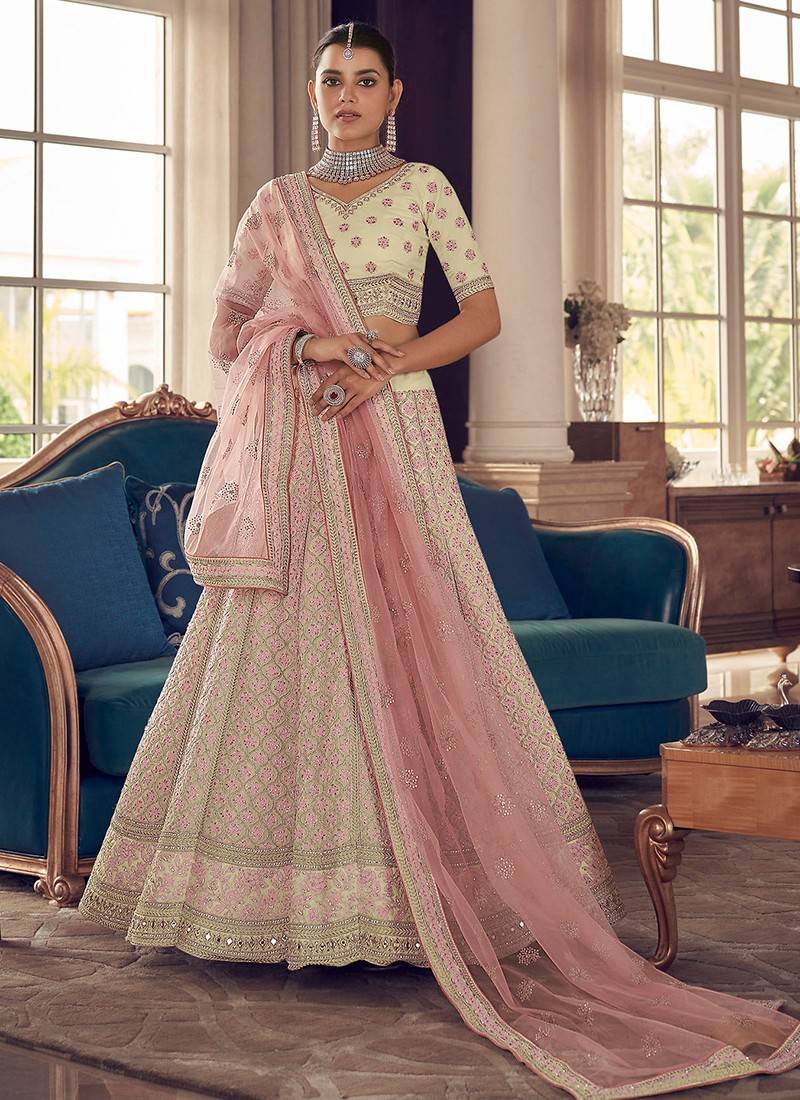 Fancy Printed Wedding Wear Lehenga Choli With Dupatta