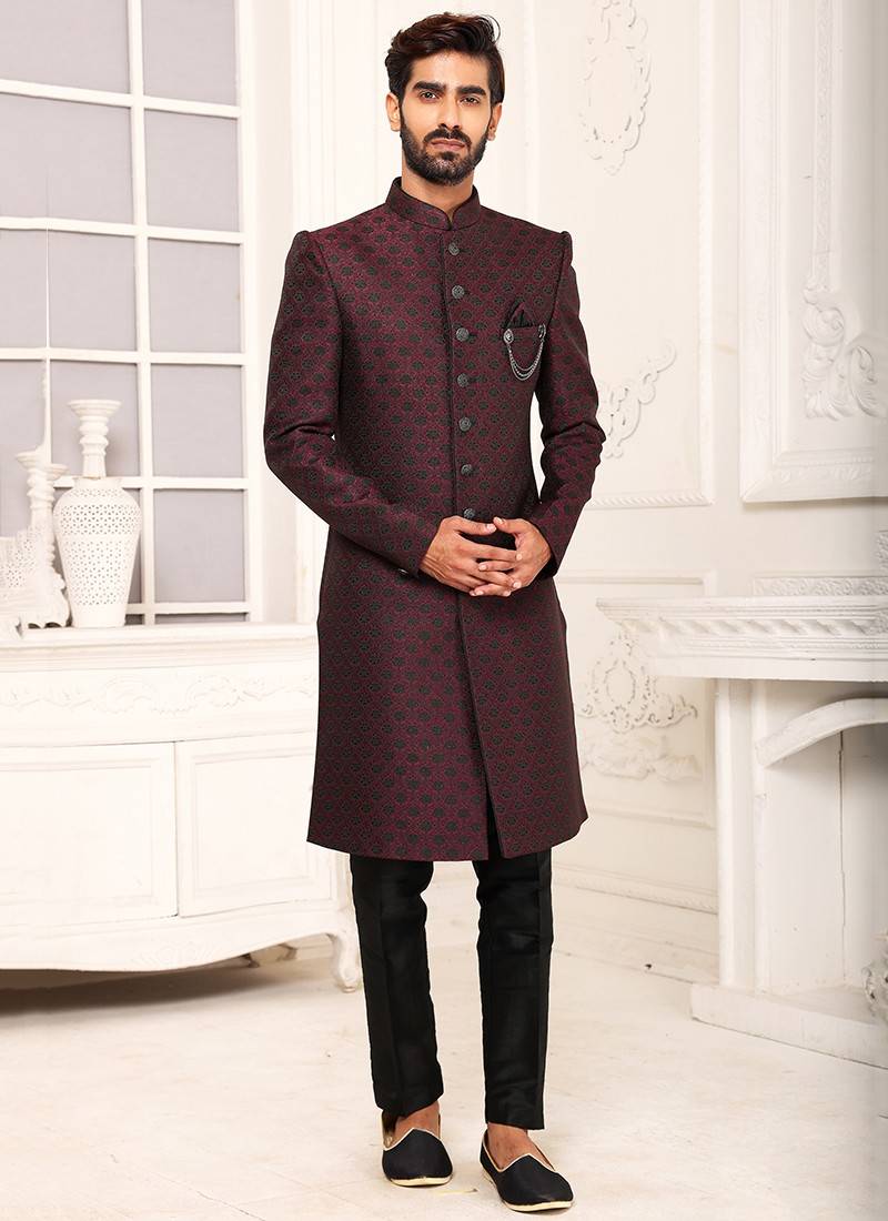 Buy 54/3XL Size Party Wear Zari Work Indian Dresses Online for Men in USA