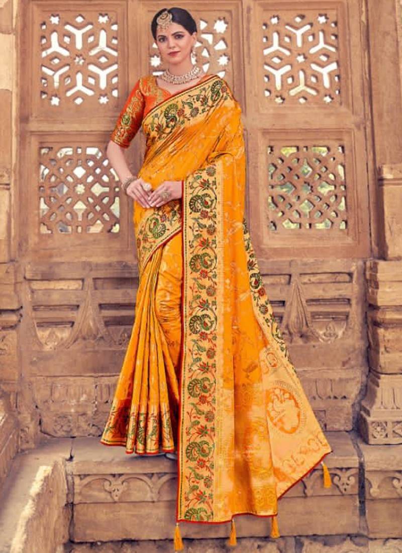 Best Dola Silk Saree Party Wear In India From Latest Saree Collection