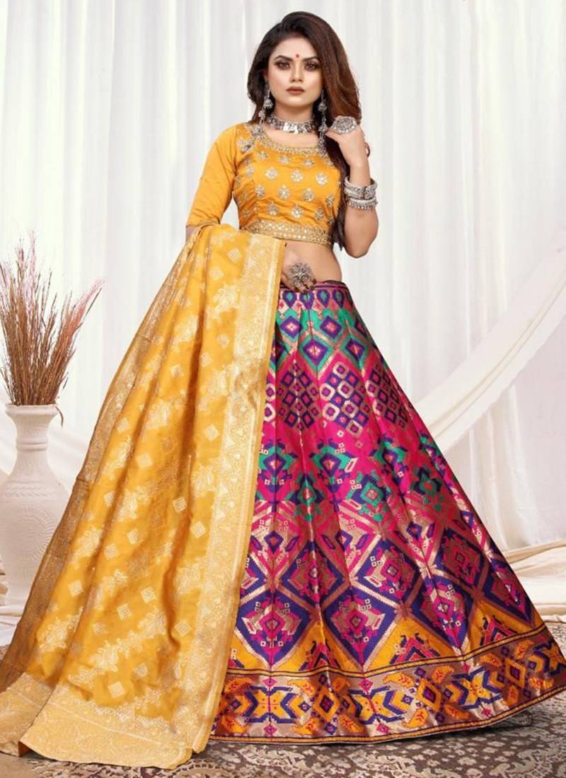 Rama Fashion Raazi Banarasi Lehenga Vol 1 Party Wear Silk Lehenga