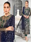 10117 Zaha Georgette Embroidey Pakistani Suits Wholesale Shop In Surat