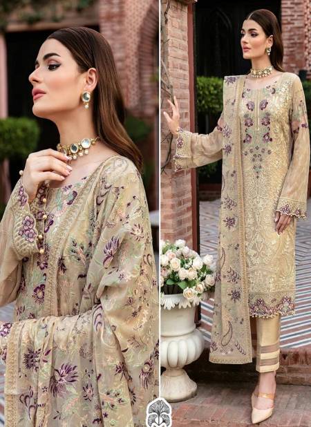 10275 Zaha Embroidered Georgette Pakistani Suits Wholesale Market In Surat Catalog