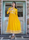 1073 Rayon Foil Print Bulk Kurti Orders in India