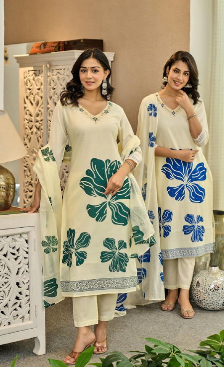 Naisha K 111 Cotton Kurti Bottom With Dupatta Bulk Orders In India