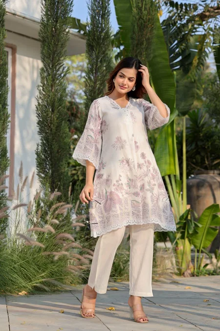 Naisha K 114 Cotton Printed Stylish Co Ord Sets Exporters In India