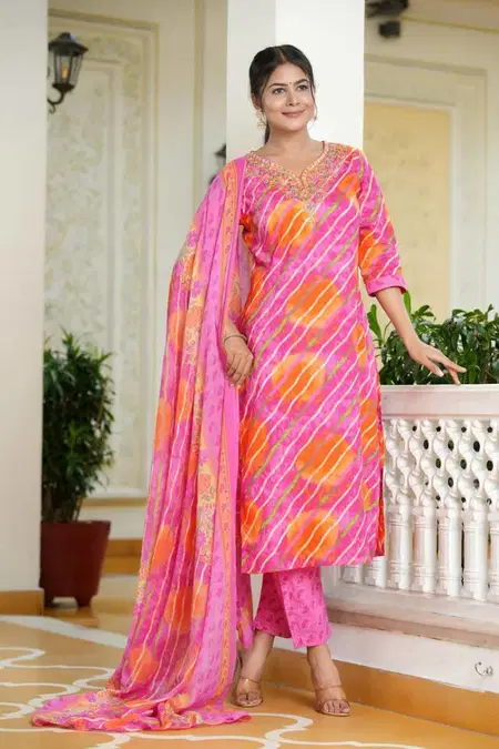 Naisha K 117 Cotton Fancy Readymade Dress Online Wholesale