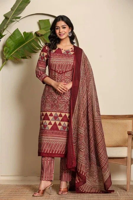 Naisha K 122 Cotton Fancy Readymade Dress Wholesale In Delhi